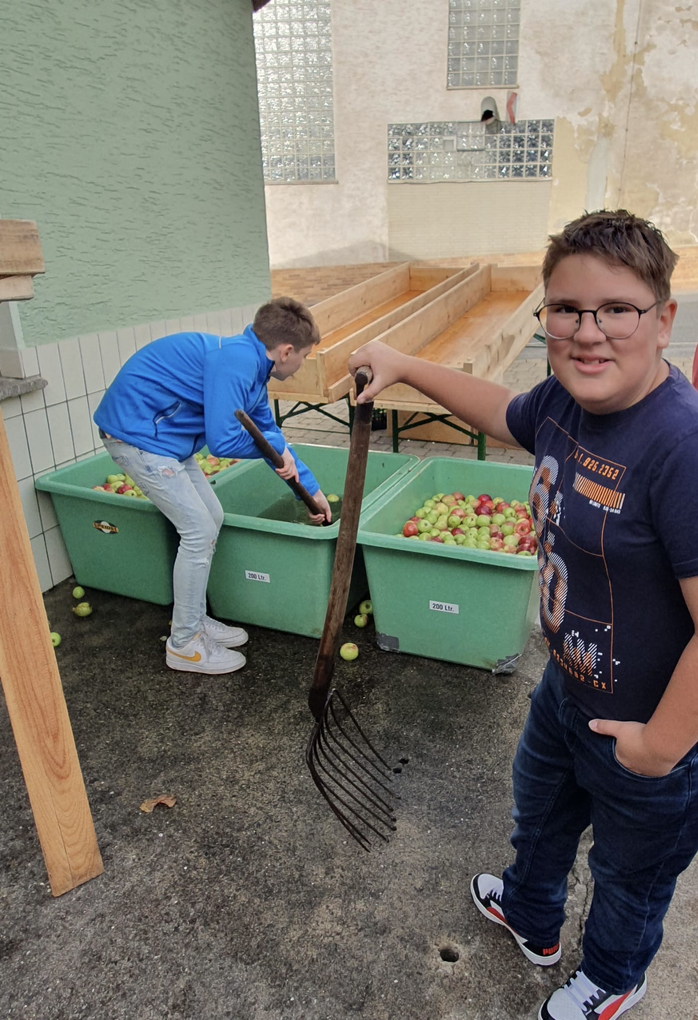 Heimische Apfelsaftherstellung hautnah erlebt
